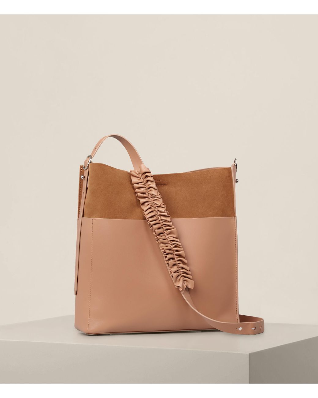 Allsaints maya north south tote clearance